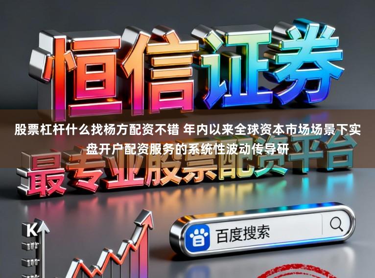 股票杠杆什么找杨方配资不错 年内以来全球资本市场场景下实盘开户配资服务的系统性波动传导研